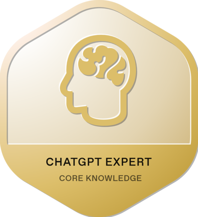 ChatGPT Expert badge from OpenAI